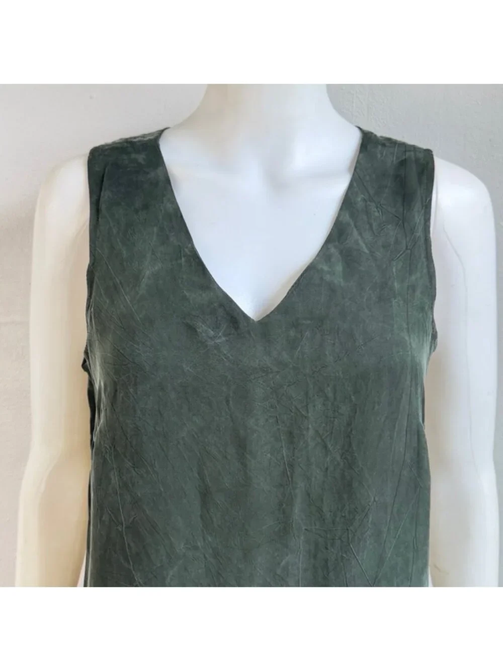 Vintage Green Dress & Top Set Size Small 90s Bember Rayon Co Ord Oufit Set Maxi